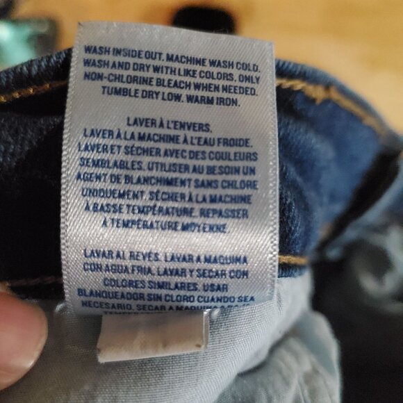 Old Navy Jeans Womens Size 6 Blue The Boyfriend Classic Fit Stretch Denim - Picture 4 of 12